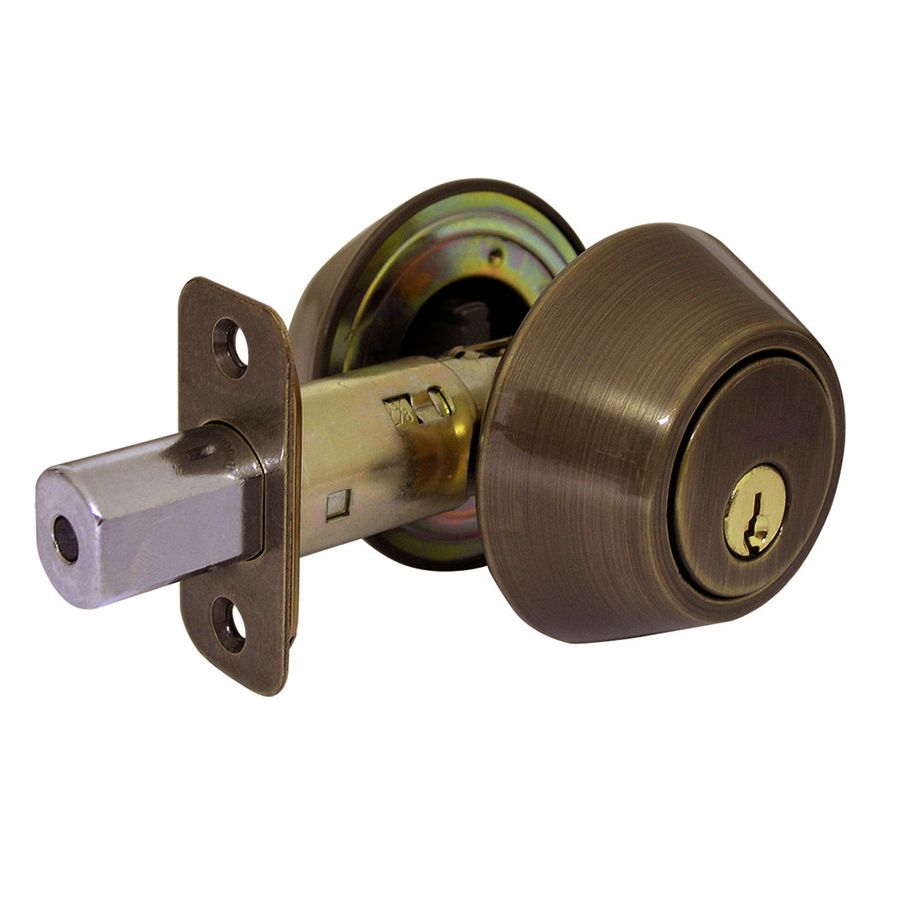 Lucky Deadbolt Double Cylinder Antique Bronze (LT761)