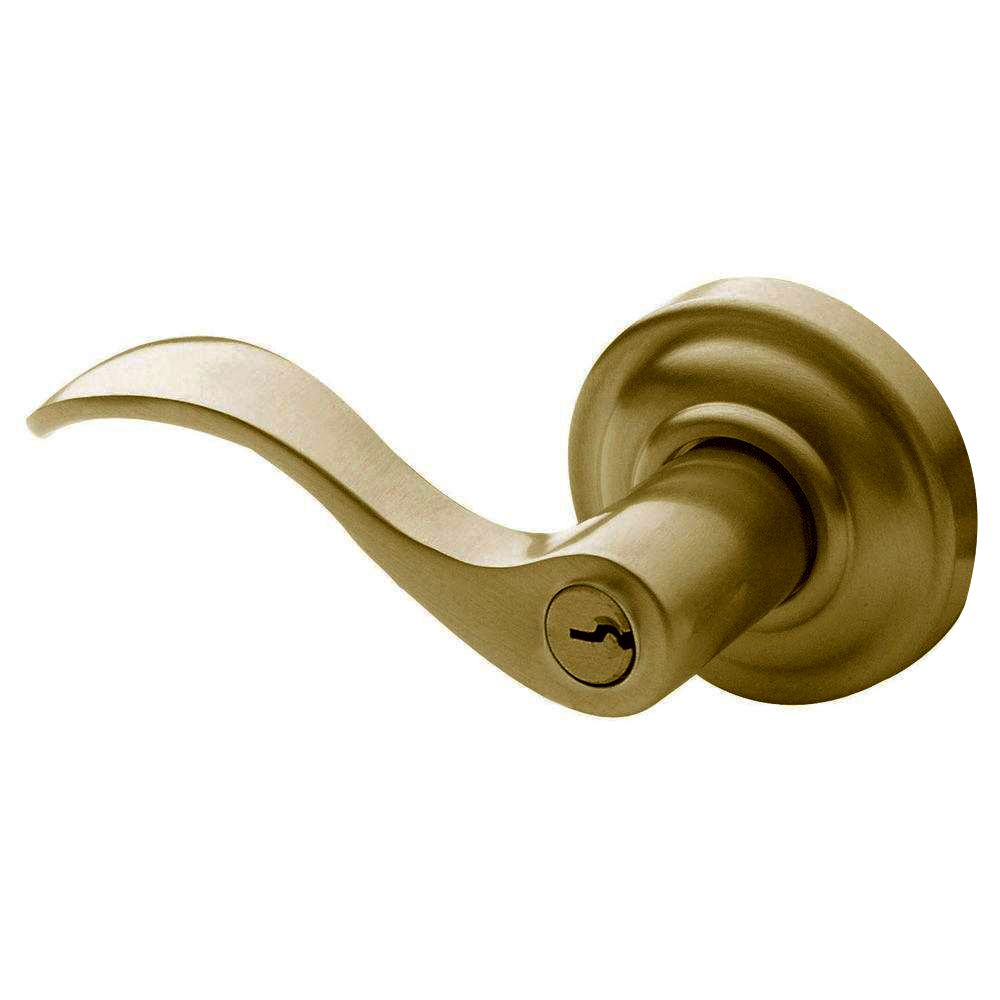 Lucky Entry Lock Antique Brass Lever (TQ0600)