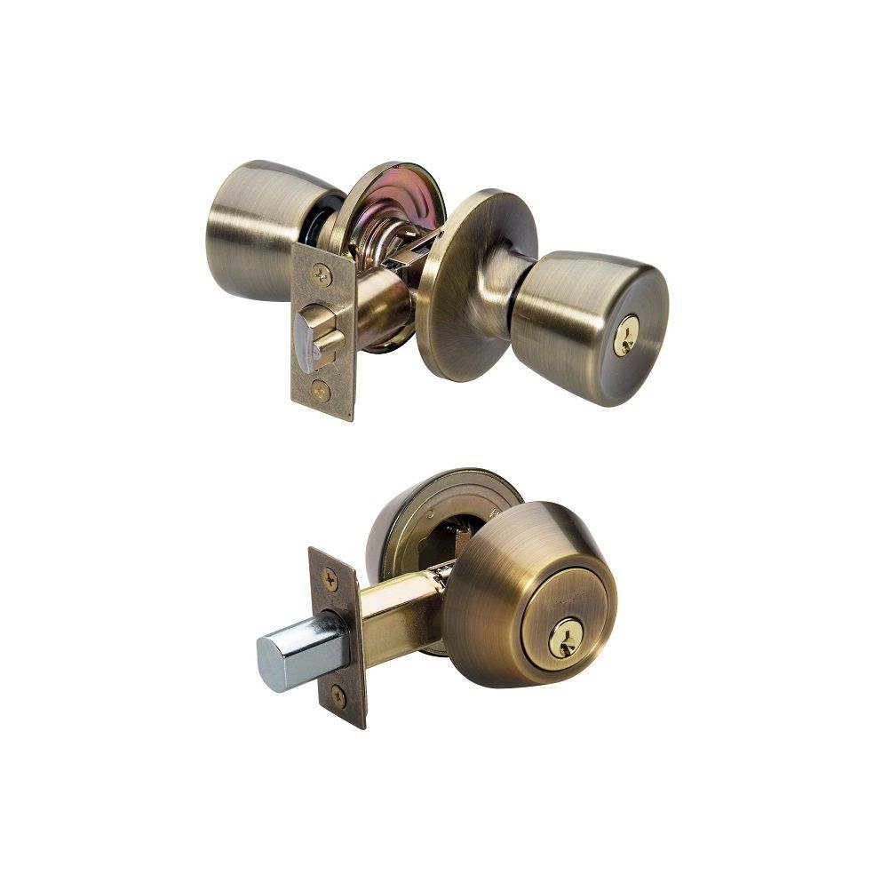Lock Combo Antique Brass (5932ET+7312AB)