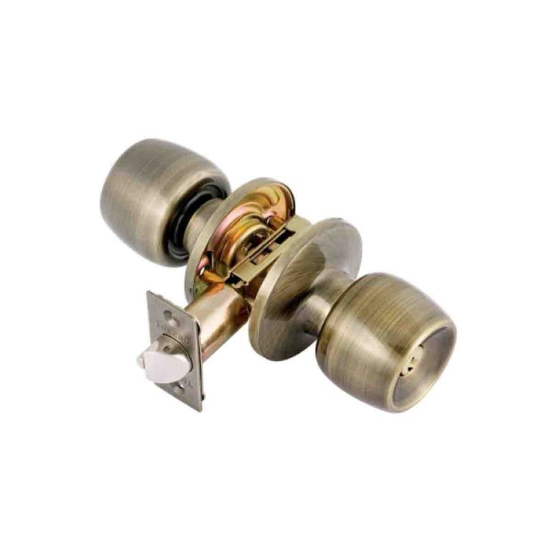 Toledo Entrance Lock Antique Brass (L-V1900MAUS5)