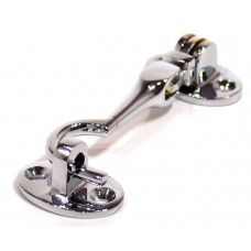 Cabin Hook Chrome 4in (HE232L)