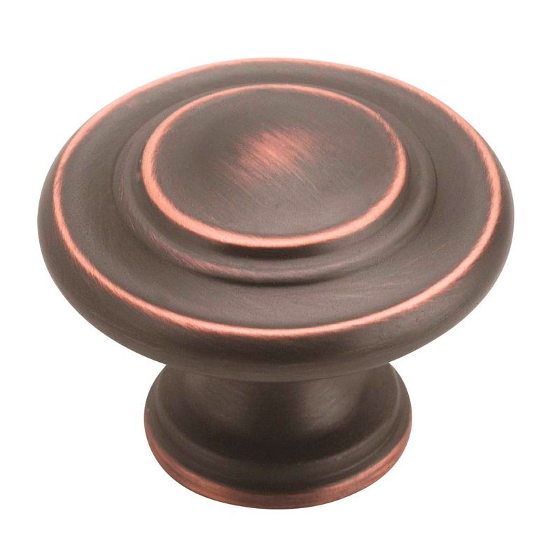 Amerock Inspirations Round Cabinet Knob Bronze 10 Pcs 1-3/8 in.
