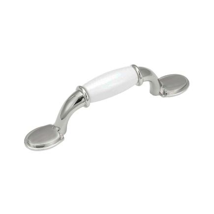 Pull White/Chrome 3in (263WCH)