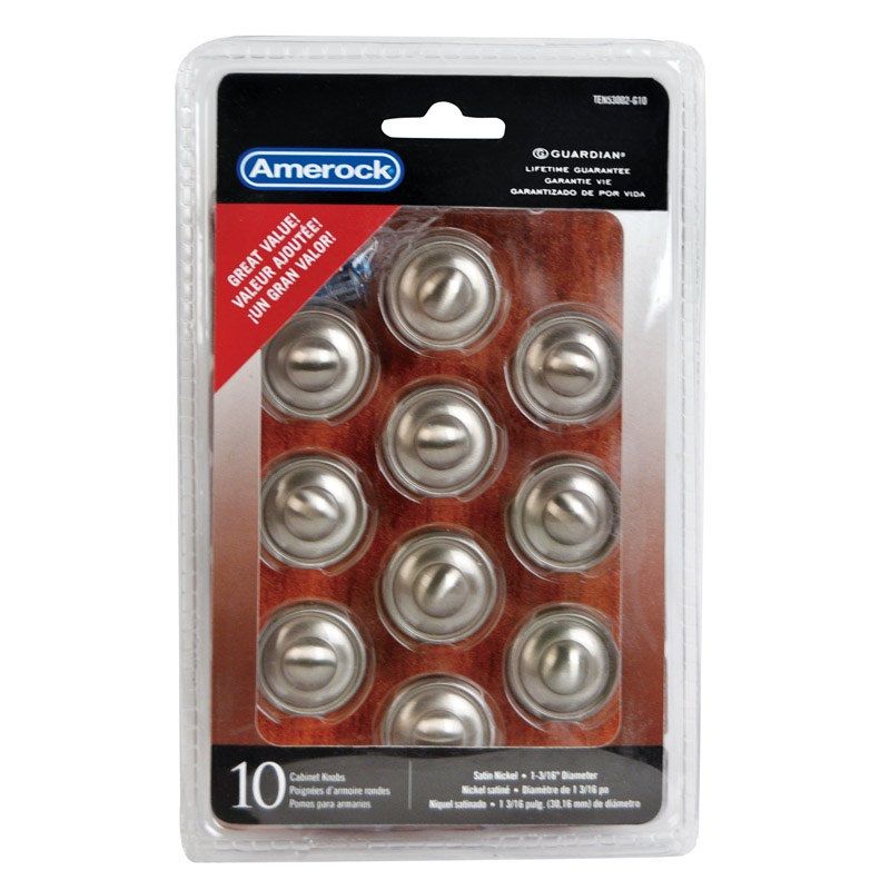 Amerock Allison Round cabinet Knob 1-3/16 in. 10Pk