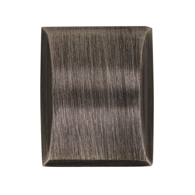 Amerock Candler Knob Rectangle Gunmetal 1-1/4in (BP29340GM)