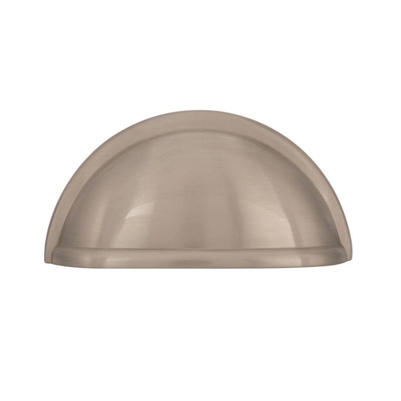 Amerock Cup Pull Satin Nickel 3 in. 5Pk