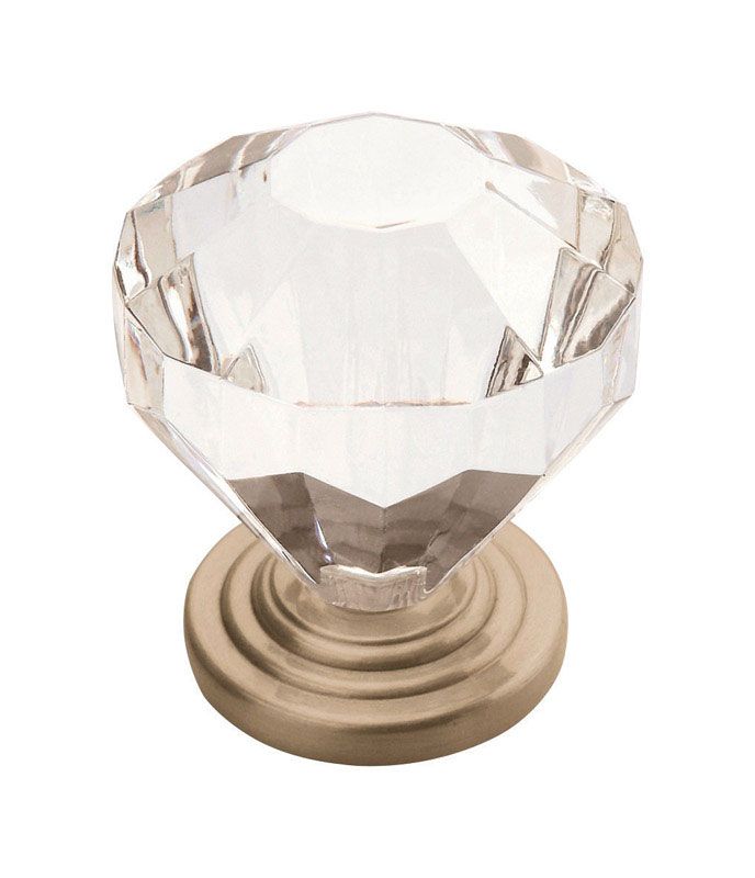 Amerock Traditional Knob Acrylic Satin Nickel (BP14303G10)