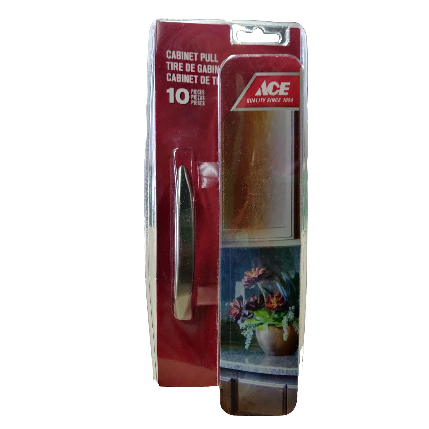 Cabinet Pull Satin Nickle 82mm 10pk