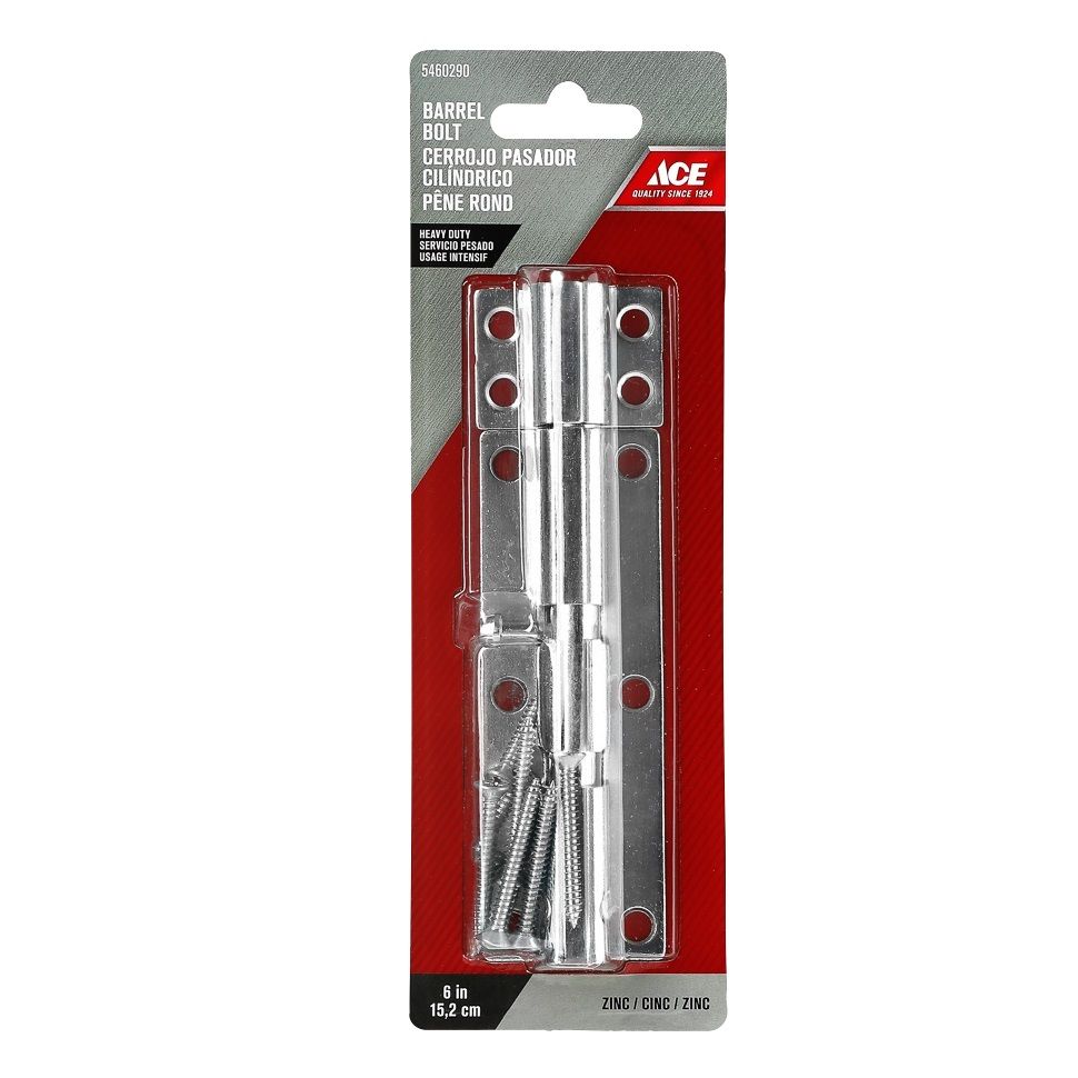 Ace Barrel Bolt Heavy Duty 6in. (5460290)
