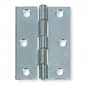 Butt Zinc Plated 2-1/2in x 1-1/2in