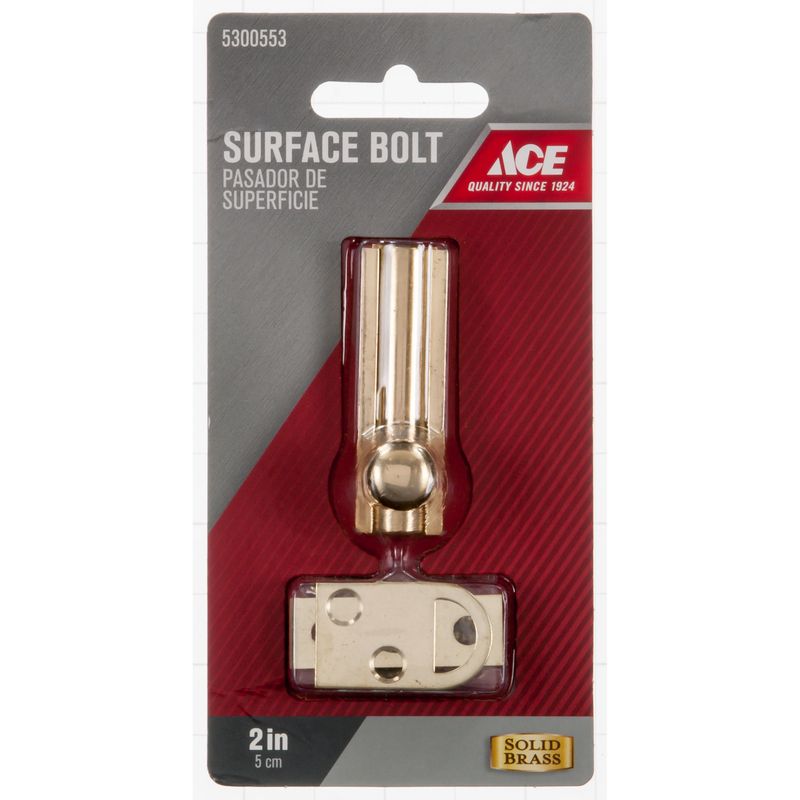 Ace Bolt Surface Brass 2in (5300553)