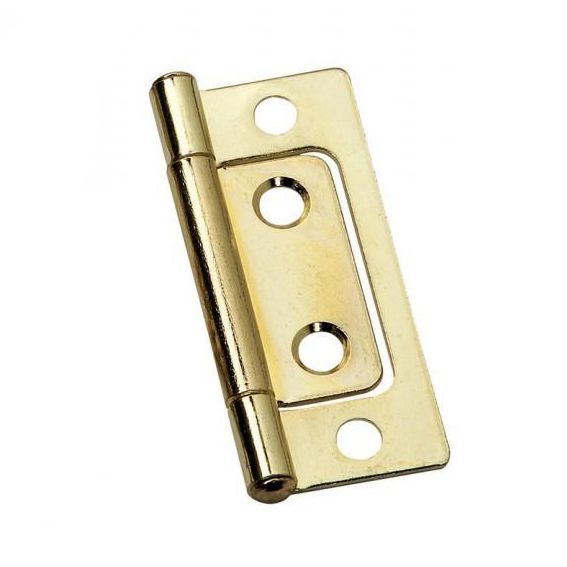 Hinge Non-Mortise Brass 4in x 1-1/4in 3pc (832BR)