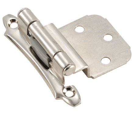 Hinge Self Closing Chrome Crank 3/8in (BP7928-26) pair