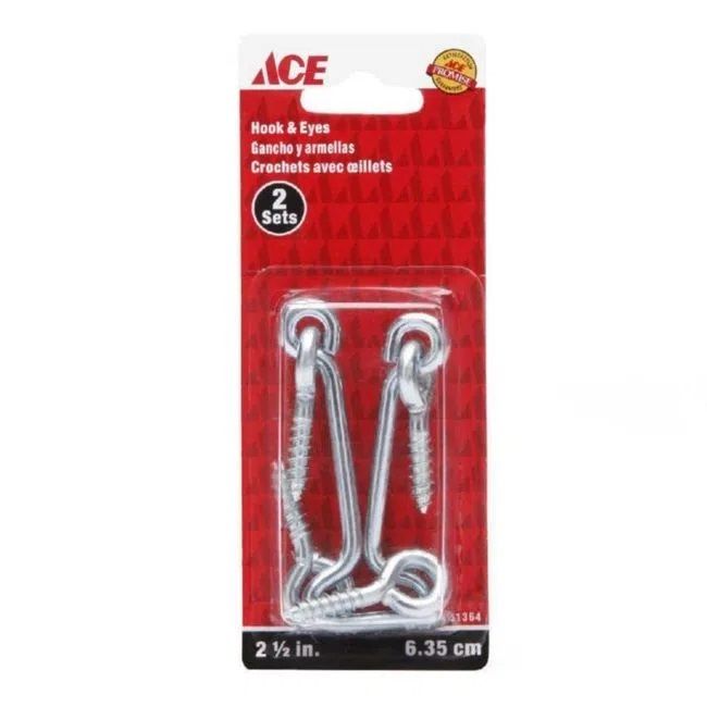 Gate Hook and Eye 2pk 2-1/2in. Zinc (5451364)