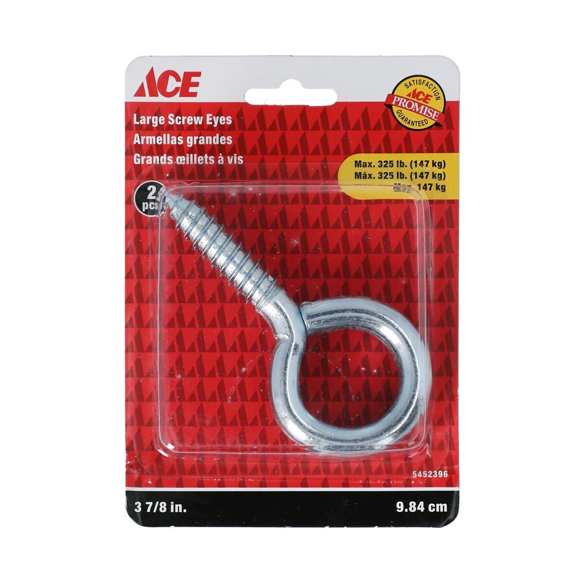 Eye Screws Zinc 3-7/8in 2pk (5452396)