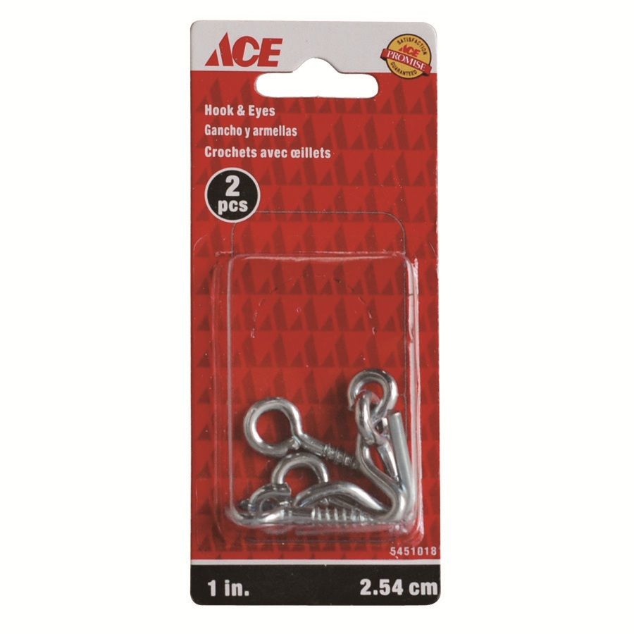 Gate Hook And Eye 1 in. 2pk (5451018)