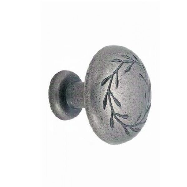 Knob Leaf Weathered Nickel (BP1581WN)