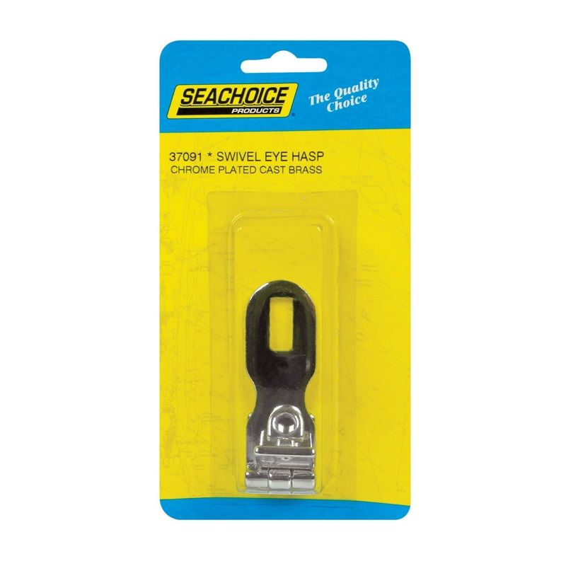 Hasp Swivel Eye Chrome Plated 3in x 1in (8092116)