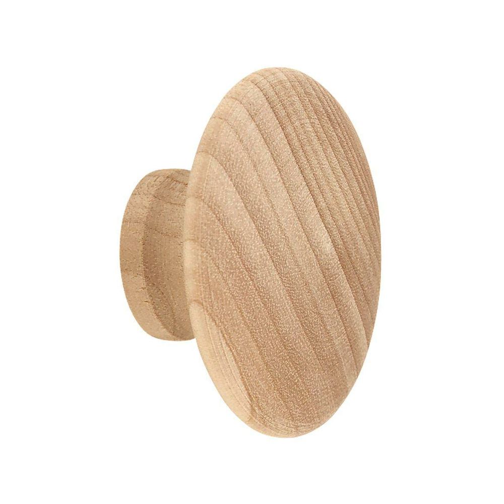 Knob Wood 1-1/2in 2pk (52996)