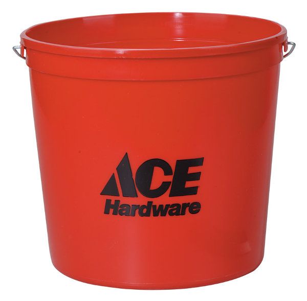 Pail Plastic Red 10qt (12938)