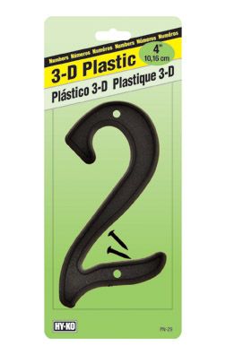 Number 2 House Plastic 4in