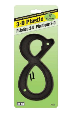 Number 8 House Plastic 4in