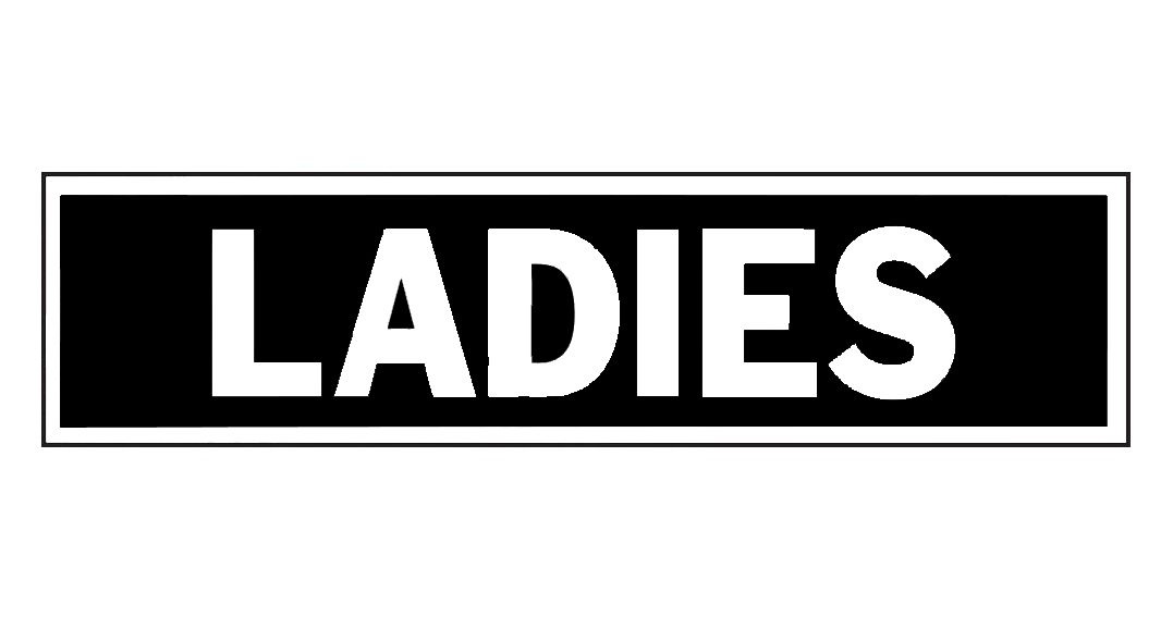 Sign Ladies 2in x 8in (79199)