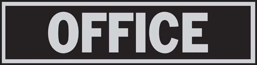 Sign Office 2in x 8in (79204)