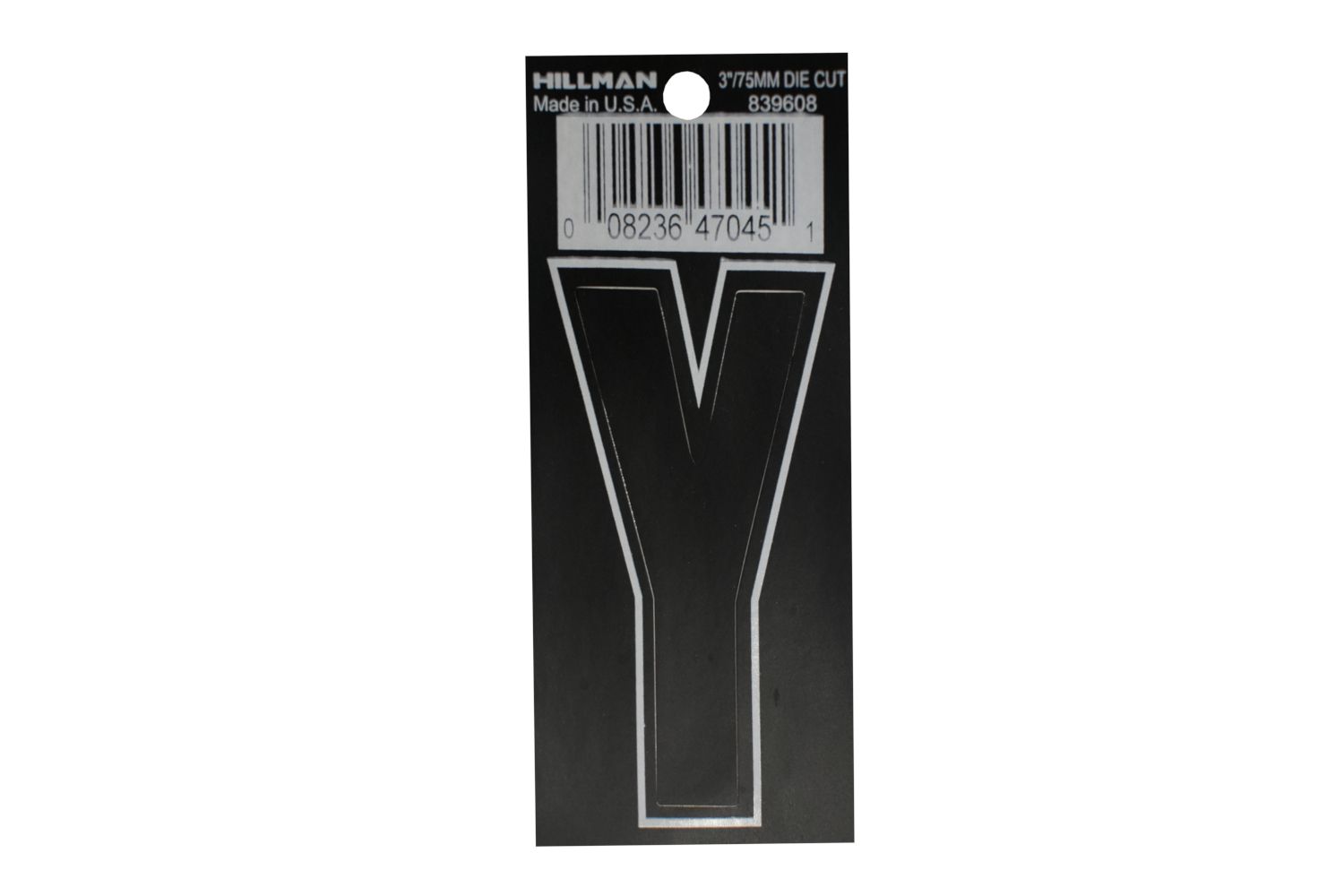 Letter Y Self Adhesive 3in