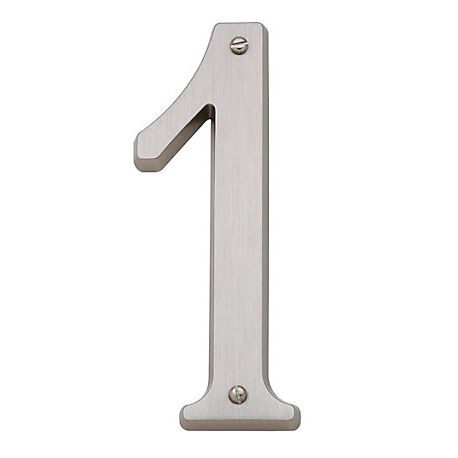 Number 1 House Satin Nickel