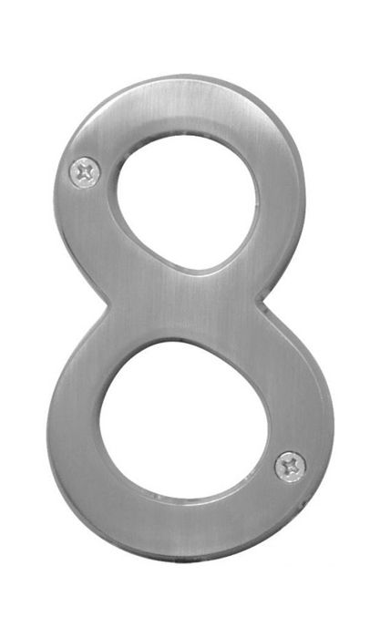 Number 9 House Satin Nickel