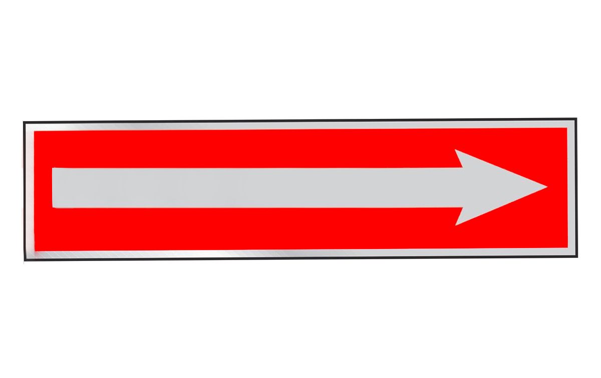 Sign In Arrow 2in x 8in (79208)