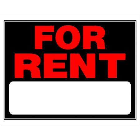 Sign For Rent 15in x 19in (55887)