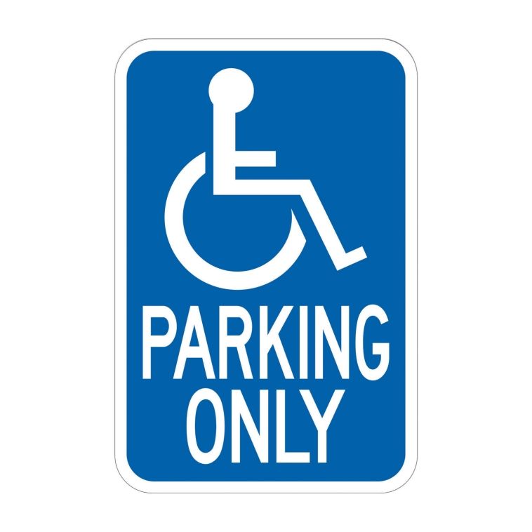 Sign Handicap Parking 12in x 18in (5016209)