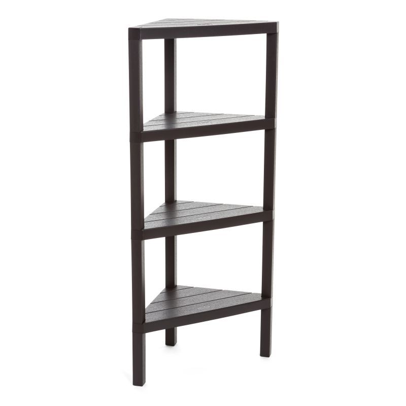 Tatay Lombok Corner Rack Brown 4 Shelf (4481100)