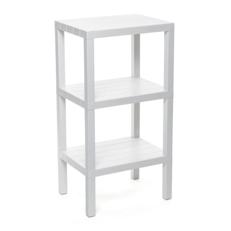 Tatay Lombok Rectangular Rack White 3 Shelf (4481201)