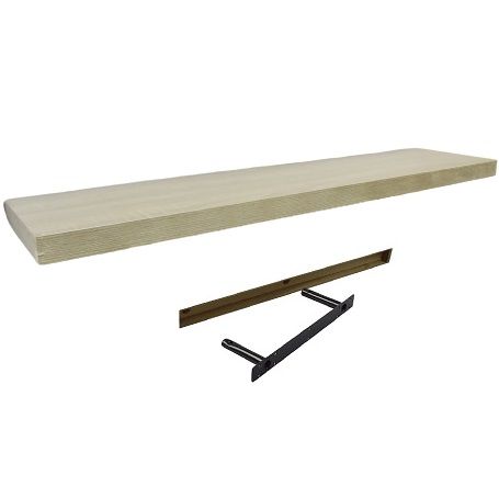 Floating Shelf Light Oak 9.5in x 39.5in