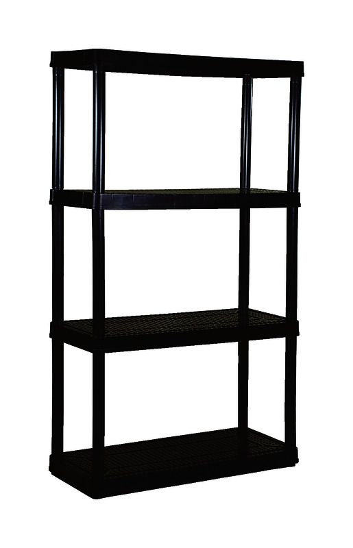 Resin Shelving Unit 54-1/2 in. H X 32 in. W X 14 in. D