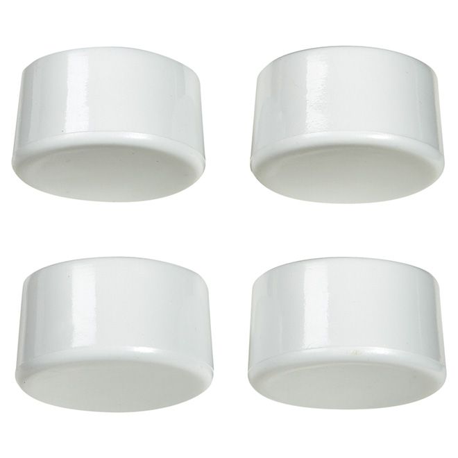 Furniture Tip Plastic White 3/4in (56922)