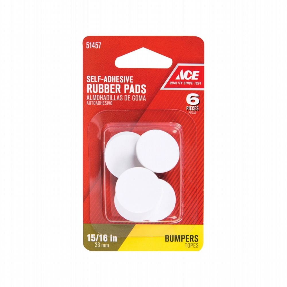 Furniture Pads Rubber 15/16in (51457)