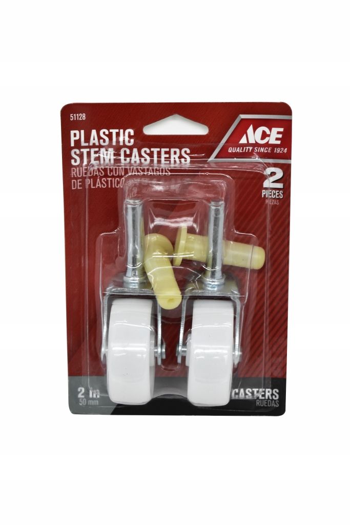Caster Stem White 2in (51128)