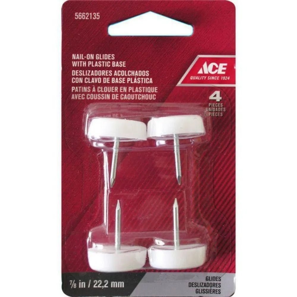 Plastic Nail On Glides 7/8in (5662153)