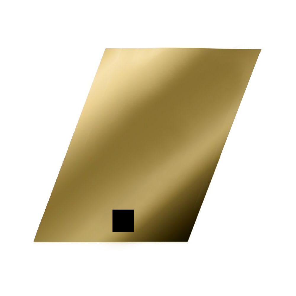Dot Black/Gold 1-1/2in
