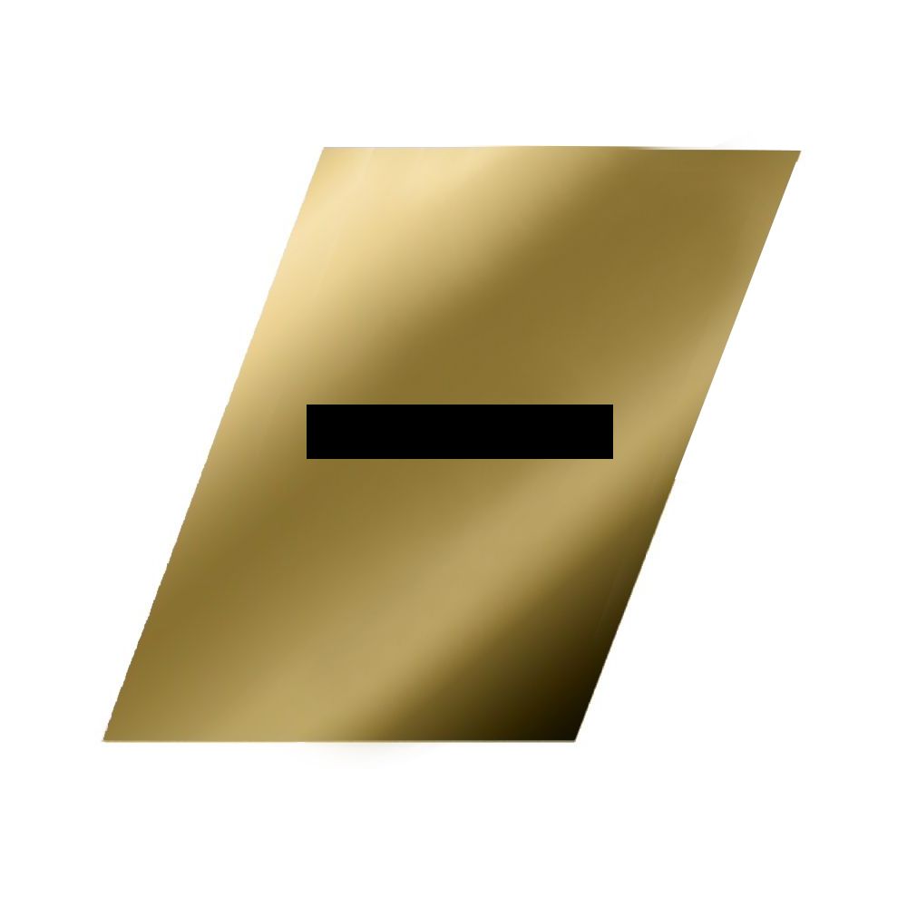 Hyphen Black/Gold 1-1/2in