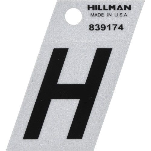 Reflective Letter "H" 1 1/2