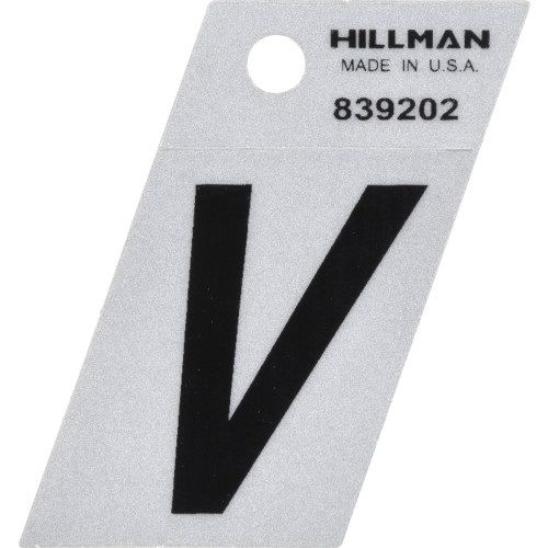Reflective Letter "V" 1 1/2