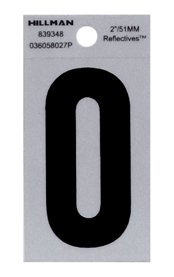 Letter O Reflective 2in