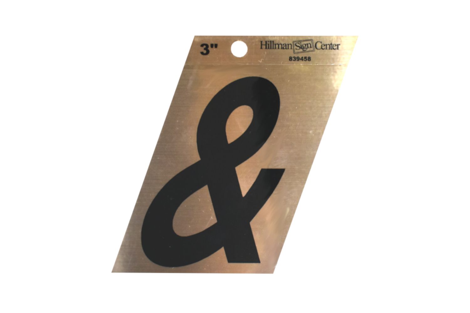 Symbol & Black/Gold 3in