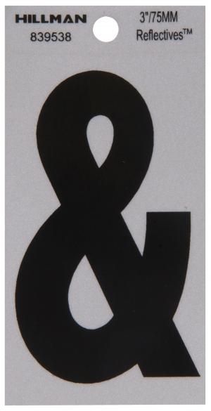 Ampersand Reflective 3in