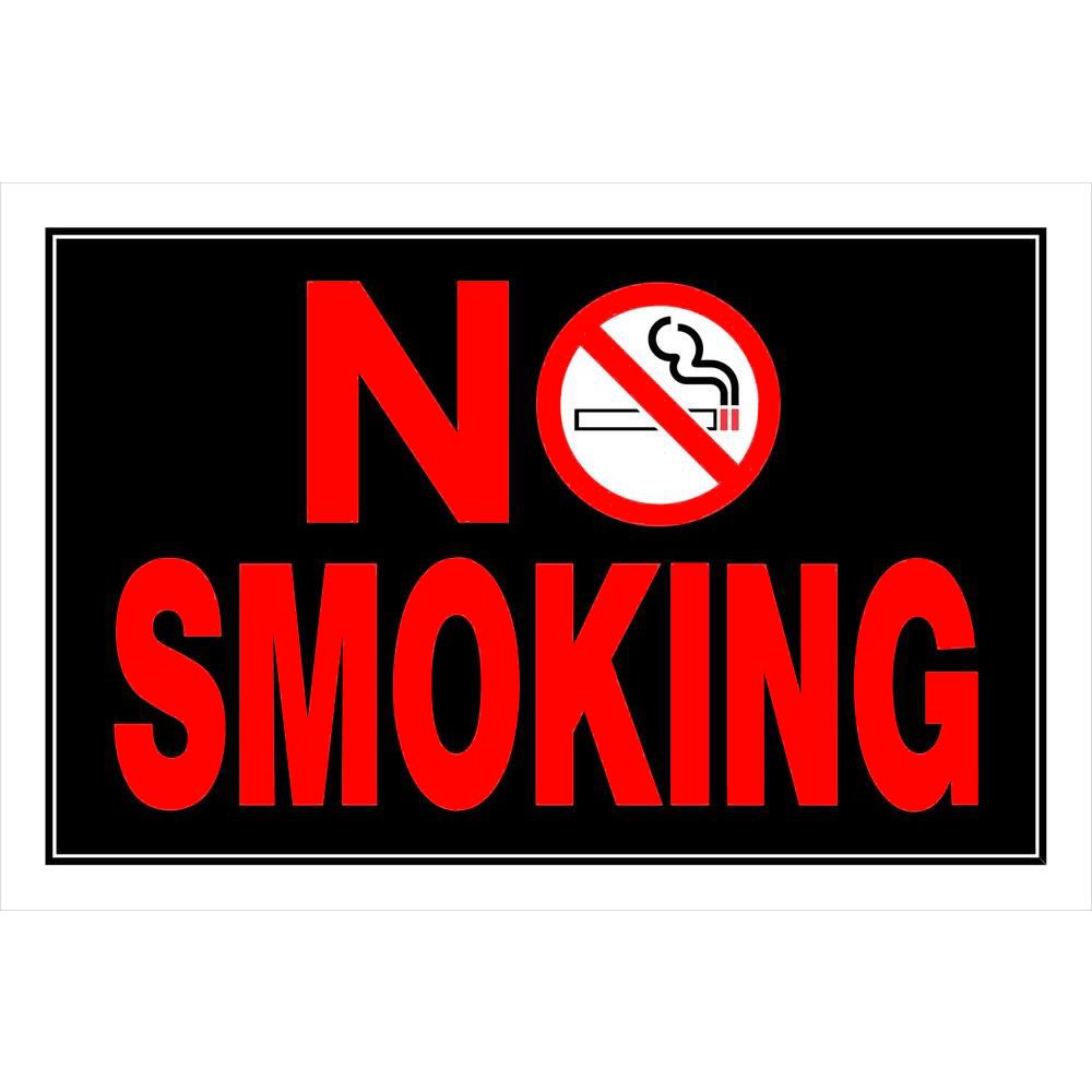 Sign No Smoking 8in x 12in